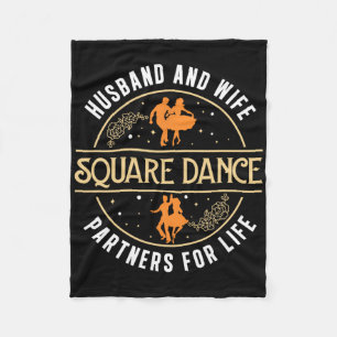 Ehemann und Ehefrau Niedlich Square tanzpartner a Fleecedecke