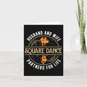 Ehemann und Ehefrau Niedlich Square tanzpartner a Karte