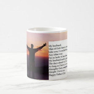 Ehemann und Pastor am Vatertag Tasse