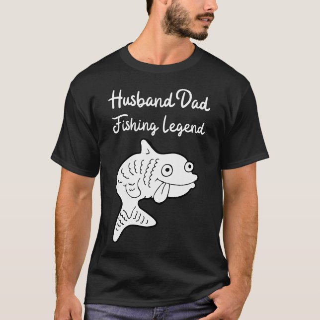 Ehemann Vater Angellegende T-Shirt (Vorderseite)