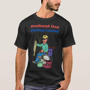 Ehemann Vater Angellegende T-Shirt