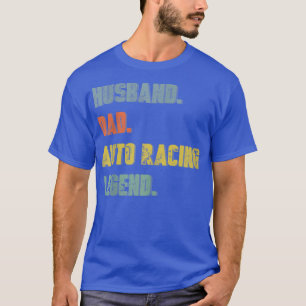 Ehemann Vater Auto-Renn-Legende Vintage Vater T-Shirt