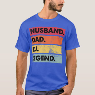Ehemann Vater DJ Legende Lustiger DJ Disc Jockey M T-Shirt