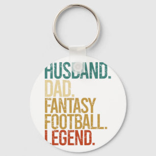 Ehemann Vater Fantasy Football Legende Lustige Män Schlüsselanhänger
