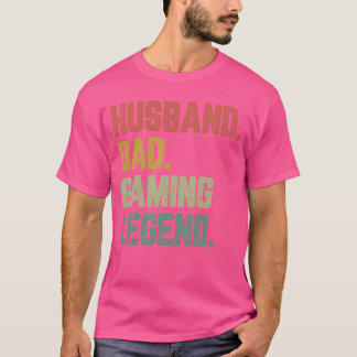 Ehemann Vater Gaming-Legende Lustiger Vater vintag T-Shirt