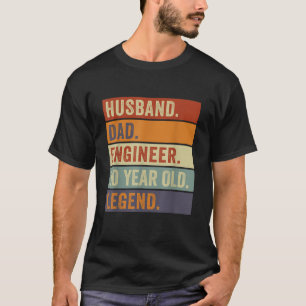 Ehemann Vater Ingenieur 50 Jahre alte Legende Vint T-Shirt