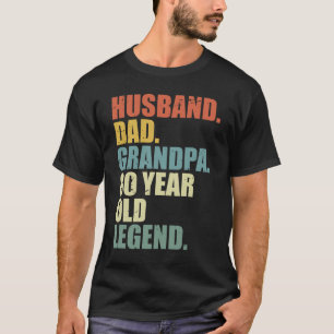 Ehemann Vater Opa 80 Jahre alte Legende 80. Geburt T-Shirt