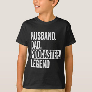Ehemann Vater Podcaster Legende für Grafik Kunst T-Shirt