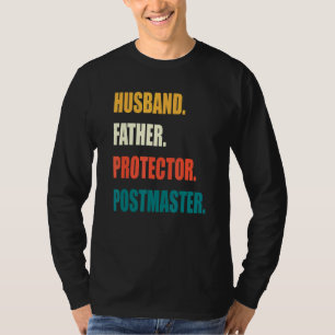 Ehemann Vater Protector Postmaster T-Shirt