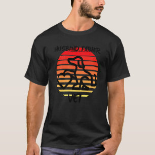 Ehemann Vater Tierarzt Tierarzt Hund Katze Haustie T-Shirt