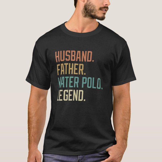 Ehemann Vater Wasser Polo Legend Vatertag Geburt (Vorderseite)
