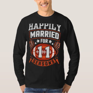 Ehemännische Ehefrau glücklich Verheiratet für 11 T-Shirt