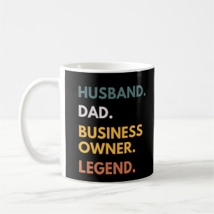 Ehemännischer Vater Geschäftsinhaber Legend Funny Kaffeetasse