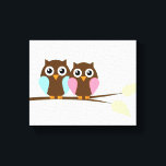 Ehepaar auf Zweig Leinwanddruck<br><div class="desc">.</div>