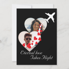 Ehepaar Ewige Liebe, Foto, Romantik, Hochzeit Einladung