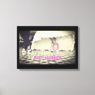 Ehepaar in Retro-Stil 50 Diner Leinwanddruck