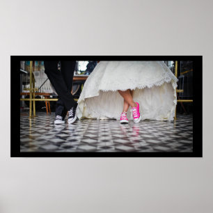 Ehepaar in Retro-Stil 50 Diner Poster