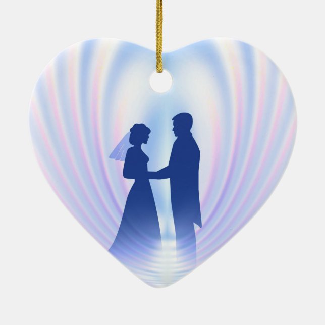 Ehepaar Keramik Ornament (Hinten)