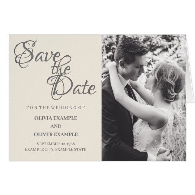 Ehepaar küssen in Monochrome (Vorderseite (Horizontal))