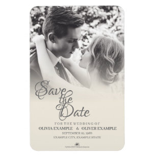 Ehepaar küssen in Monochrome Magnet