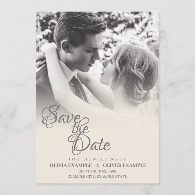 Ehepaar küssen in Monochrome Programm (Vorderseite)