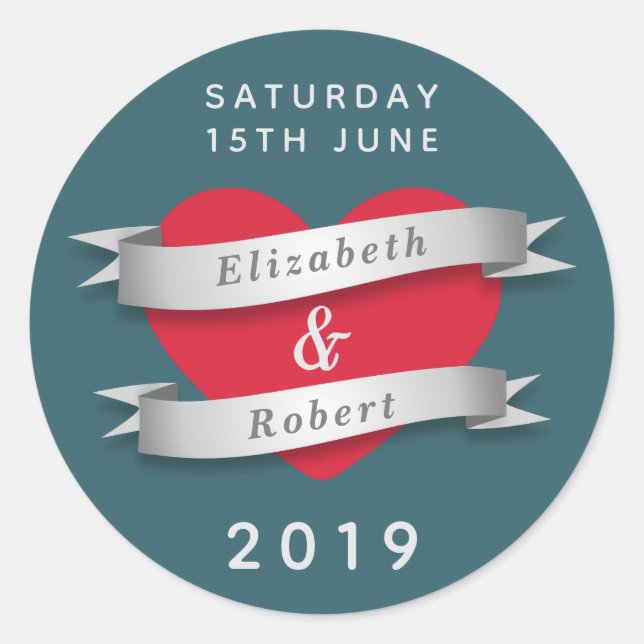 Ehepaar Runder Aufkleber (Vorderseite)