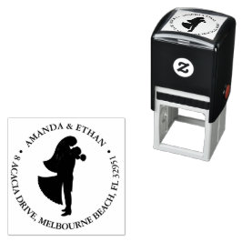 Ehepaar schwarz Thema Permastempel