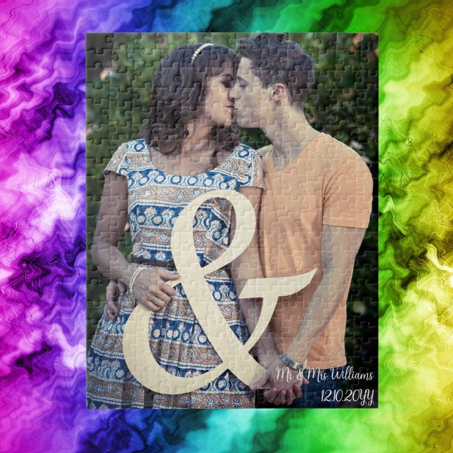 Ehepaar-Verlobung-Hochzeitsstift, maßgeschneiderte Puzzle (Von Creator hochgeladen)