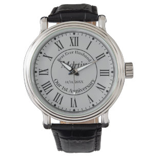 Ehepaar zum ersten Hochzeitstag Armbanduhr