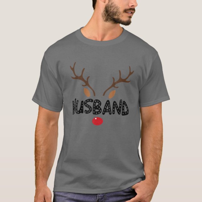 Ehepaare Ehefrau husband unsere ersten Weihnachten T-Shirt (Vorderseite)