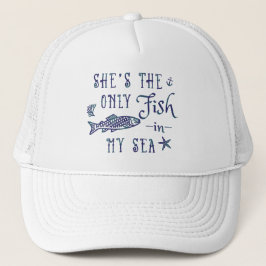 Ehepaare Ehefrau Niedlich Matching Cruise Vacation Truckerkappe