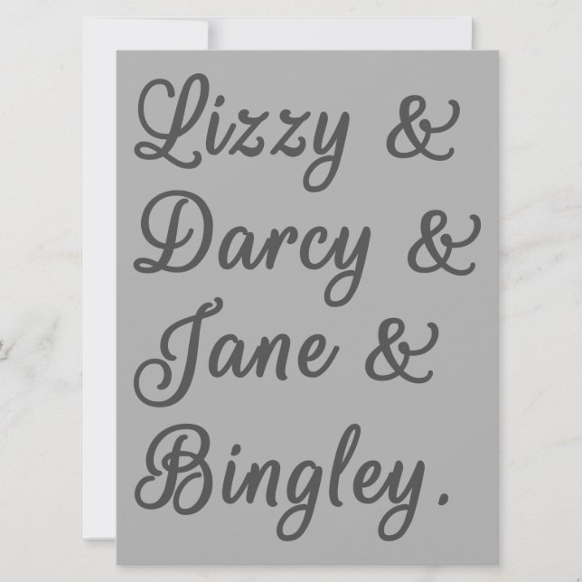 Ehepaare mit besonderer Sorgfalt I Einladung (Vorderseite)