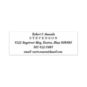 Ehepaare Name & Anschrift Neu verheiratete neue Zu Permastempel