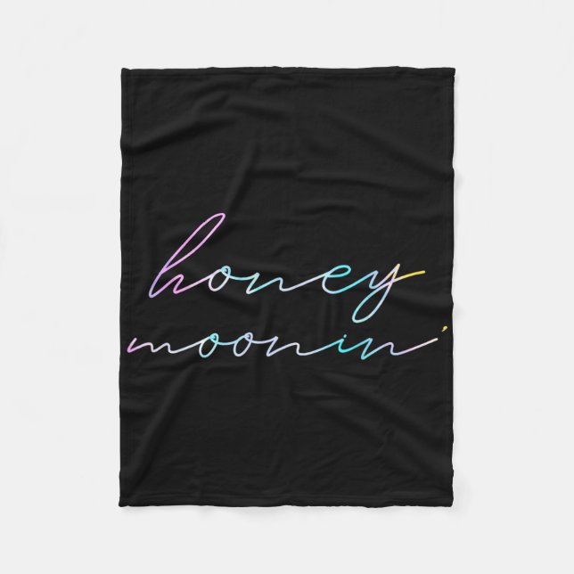 Ehepaare Verheiratet Matching Honeymoon Vacation H Fleecedecke (Vorderseite)