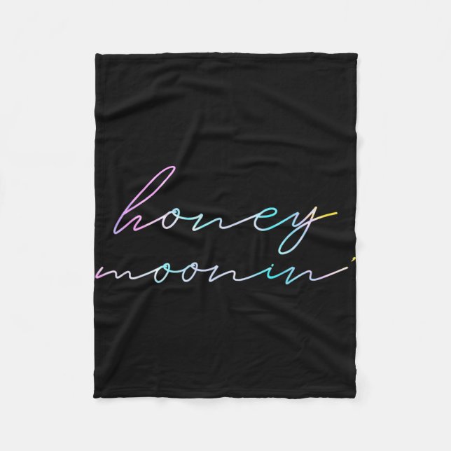 Ehepaare Verheiratet Matching Honeymoon Vacation H Fleecedecke (Vorderseite)