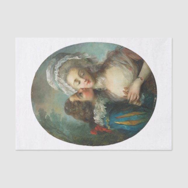 Ehepaare von Jean-Frédéric Schall Seidenpapier (Vorderseite)