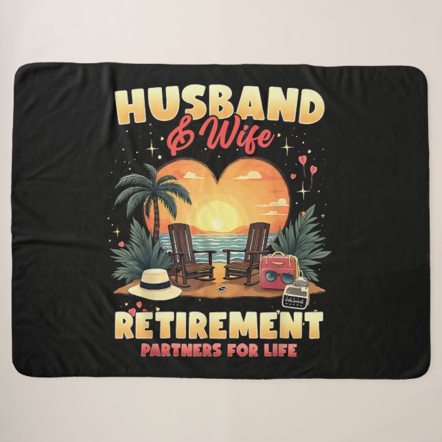 Ehepartner im Ruhestand Sherpadecke (Vorderseite (Horizontal))