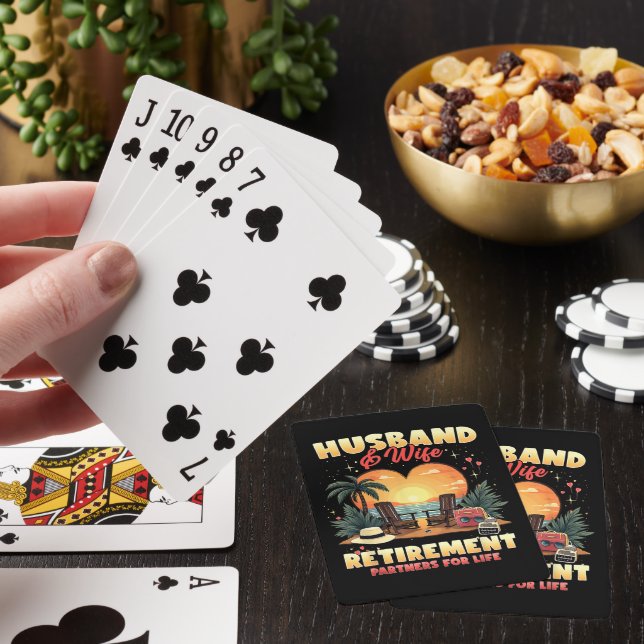 Ehepartner im Ruhestand Spielkarten (In Situ)