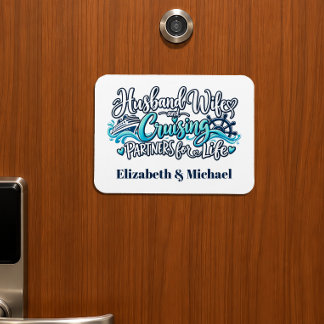 Ehepartner Kreuzfahrt Partner Türschild Marker Magnet