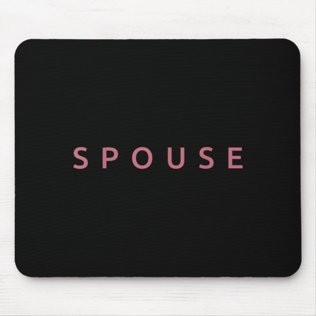 Ehepartner Verheiratet Ehefrau Ehemann Hochzeit Lu Mousepad (Vorne)