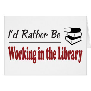Eher arbeitet in der Bibliothek