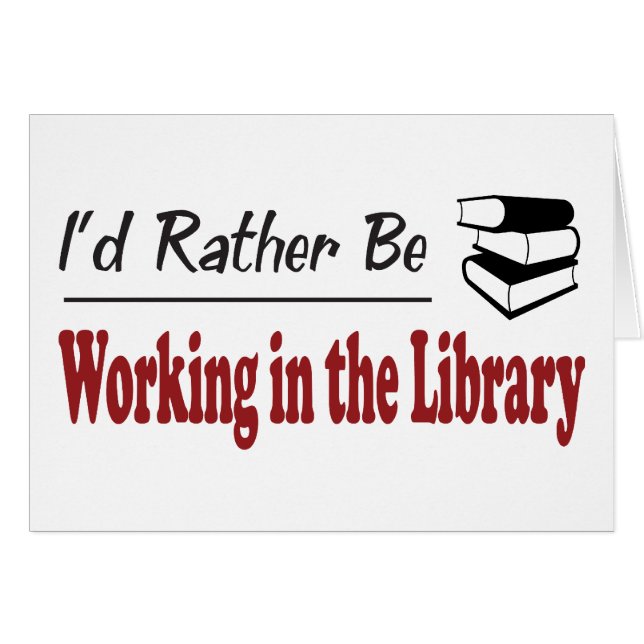 Eher arbeitet in der Bibliothek (Vorderseite (Horizontal))