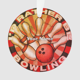Eher Bowling spielen Ornament