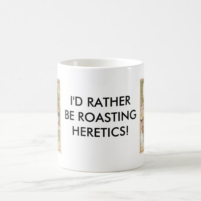 Eher brät Häretiker Kaffeetasse (Mittel)