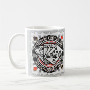 Eher Bridge spielen Kaffeetasse