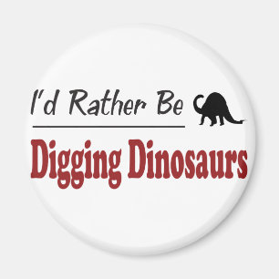Eher gräbt Dinosaurier Magnet