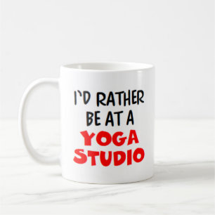 eher in einer Yoga-Tasse Kaffeetasse
