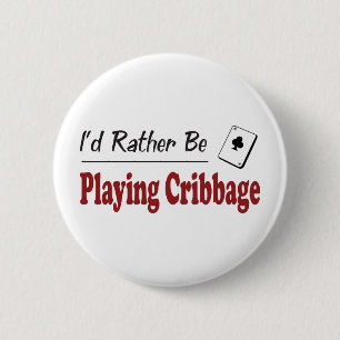 Eher spielt Cribbage Button