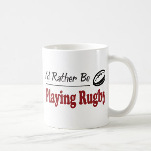 Eher spielt Rugby Kaffeetasse