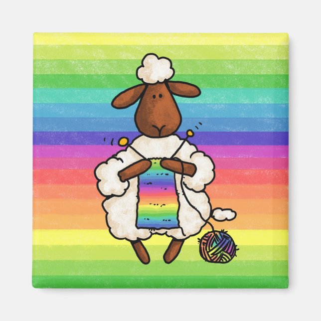 eher Stricken Magnet (Vorne)